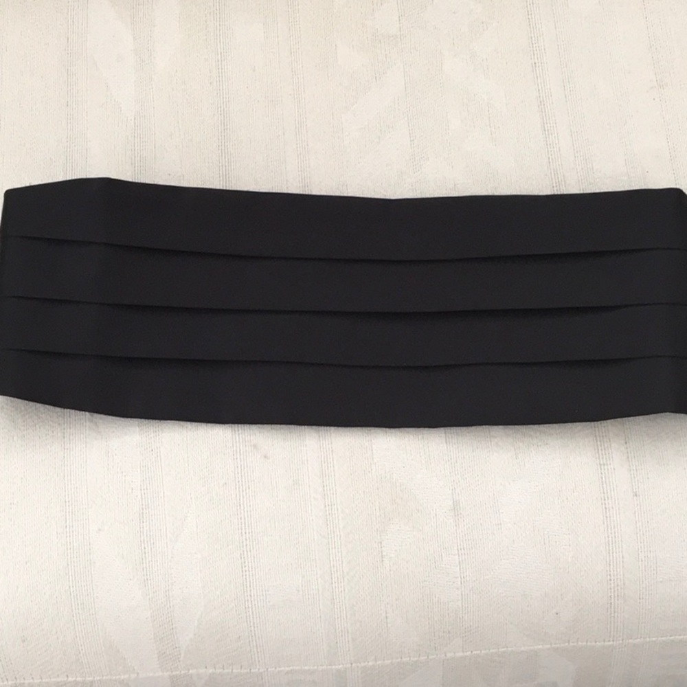 Black Satin Cumberbund
